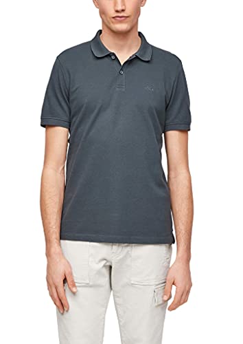 s.Oliver Poloshirt 03.899.35 Camisa de Polo, Gris (Grey Clear), L para Hombre