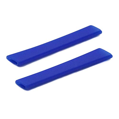SOODASE Azul/Azul oscuro Kit de goma de silicona Earsocks de repuesto Para Oakley Split Jacket Marco de gafas de sol