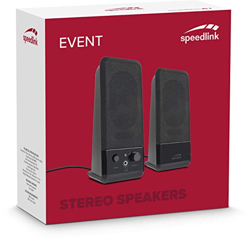 SpeedLink Event - Altavoces estéreo, 5 W
