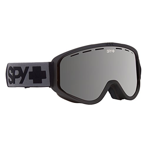 Spy WOOT - Gafas de esquí, color negro mate y plateado