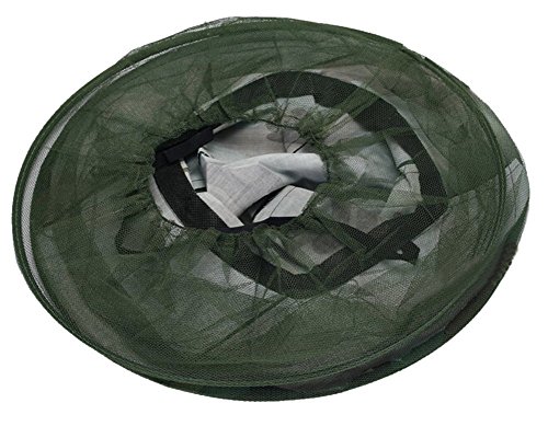 Ssowun Fletion Gorra de Camuflaje al Aire Libre Sombrero antimosquitos de Campo Sombrero de Jungla Sombrero de protección Solar de Pesca Sombrero Anti Abeja