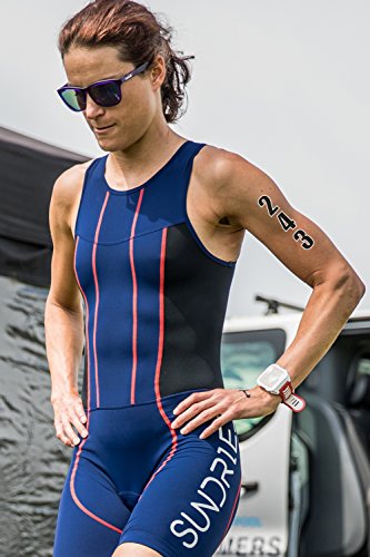 SUNDRIED Dorsal Tatuaje Temporal fijado para el Triatlón Ironman Piscina Aquathlon Aquabike (10 números por Paquete) (1)