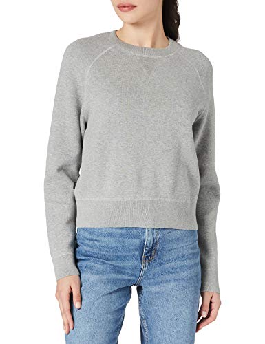 Superdry 61-Knit 73A Suéter, Mid Marl, S para Mujer