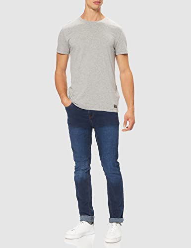 Superdry Classic tee Doubles Camiseta, Grey Multipack, L para Hombre