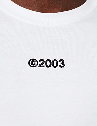 Superdry M1011139a Camiseta con Logo de Corporate, Óptica, L para Hombre