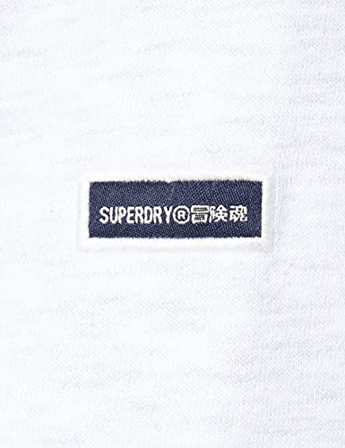 Superdry Script Style Col Crew Jersey, Ice Marl, S para Mujer