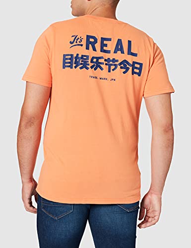 Superdry VL AC tee 220 Camiseta, Spiced Orange, L para Hombre