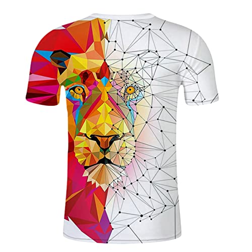 T Shirts - Camiseta de manga corta para hombre, cuello en V, ajustada, elástica, básica, informal, manga corta, transpirable, 3XL, A26-pink, XL