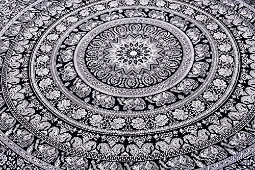 Tapiz regalo tapices hippie Mandala bohemio psicodélico intrincado indio colgante de pared ropa de cama colcha