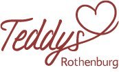 Teddys Rothenburg Búho de peluche de 17 cm, de pie, color blanco y negro