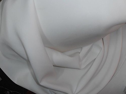 Tejido Blanco de neopreno, tejido típico de buceo, 149,8 cm, ancho