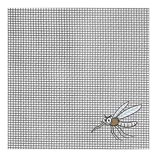 Tela mosquitera fibra vidrio gris rollo 30 metros (1 m)