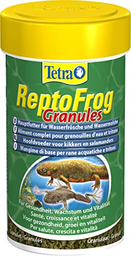 Tetra ReptoFrog Granules 100 ml - Alimento completo para ranas acuáticas y tritones