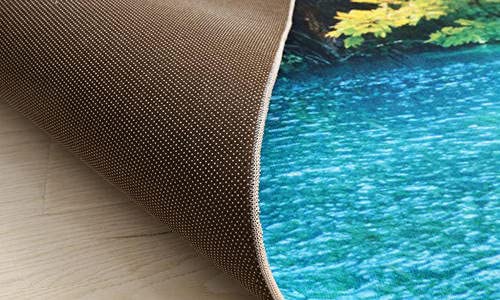 TIANTUR Felpudo Entrada casa Felpudo Personalizado LOTR Doors of Durin Decoracion Hogar 16"x24"