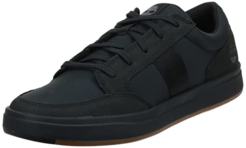 Timberland Davis Square F/L Oxford Sneaker Basic Zapatillas para Hombre, Negro, 42 EU