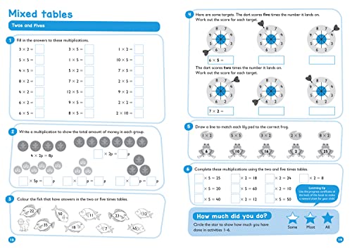 TIMES TABLES 5-7 WB: Ideal for home learning (Collins Easy Learning KS1)