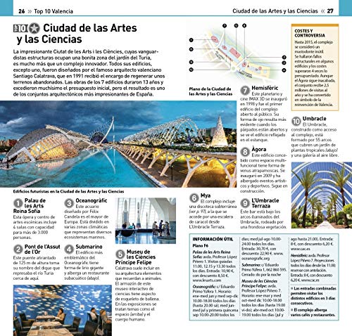 Top 10 Valencia: La guía que descubre lo mejor de cada ciudad (Guías Visuales TOP 10)