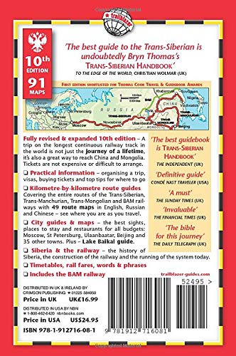 Trans-Siberian Handbook: The Trailblazer Guide to the Trans-Siberian Railway Journey Includes Guides to 25 Cities [Idioma Inglés] (Trailblazer Handbook)