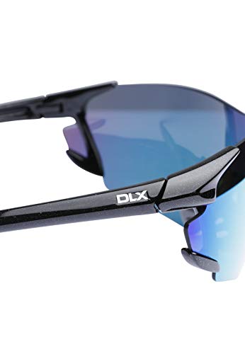 Trespass DLX Amp, lentes polarizadas de categoría 3 con protección UV, estuche rígido y paño de limpieza, color negro