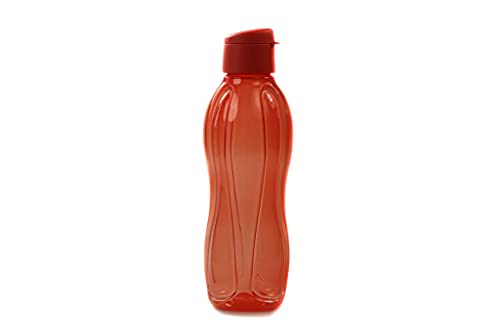 TUPPERWARE Botella Ecológica Click de 1,0 L naranja pastel Tapa de clip 38514