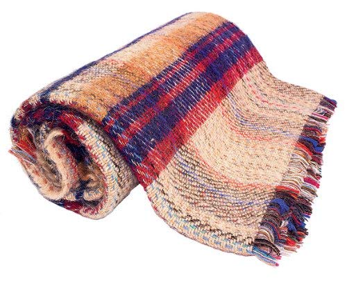 Tweedmill - Manta de viaje de lana reciclada británica