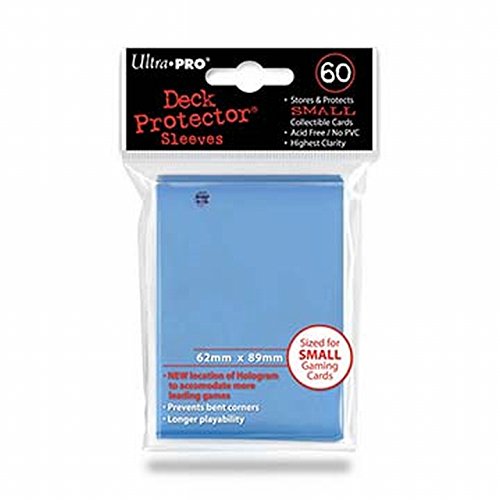 Ultra Pro- Light Blue Small Deck Protectors (60), Color Azul Claro (Esdevium Games 12924)