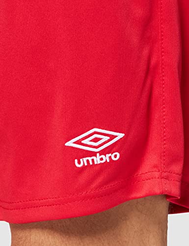 UMBRO King Pantalón de fútbol, Hombre, Rojo, L