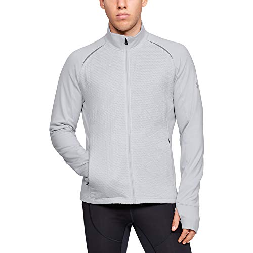 Under Armour Coldgear Reactor Run Insulated Jacket, Halo Gray (014)/Reflective, 3X-Large