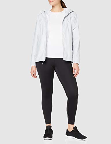 Under Armour Forefront Rain Jacket Chaqueta, Mujer, Gris halo/Blanco/Gris halo (015), LG