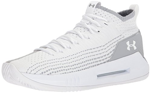 Under Armour UA Heat Seeker, Zapatos de Baloncesto Hombre, Blanco (White 100), 48.5 EU