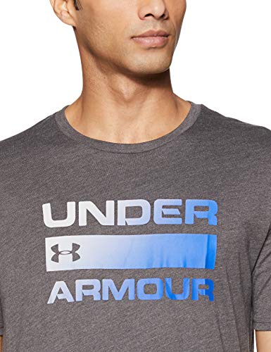 Under Armour UA TEAM ISSUE WORDMARK, Camiseta Hombre, Negro (Black / Rhino Gray) , XL