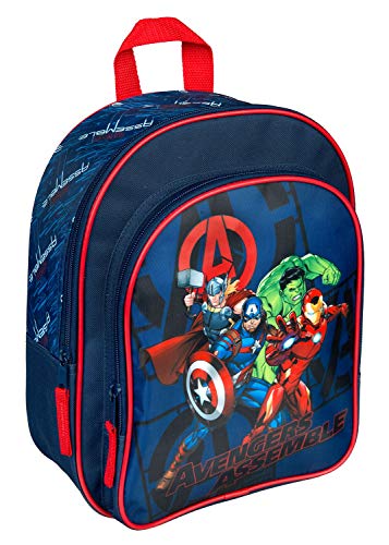 Undercover Mochila con bolsillo delantero de Marvel Los Vengadores para escuela y ocio, 31 x 25 x 10 cm aprox.