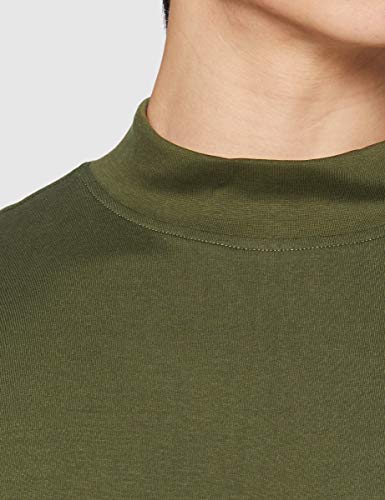 Urban Classics Oversized Turtleneck tee Camiseta, Verde (Olive 176), M para Hombre