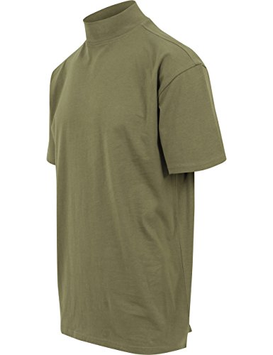 Urban Classics Oversized Turtleneck tee Camiseta, Verde (Olive 176), M para Hombre
