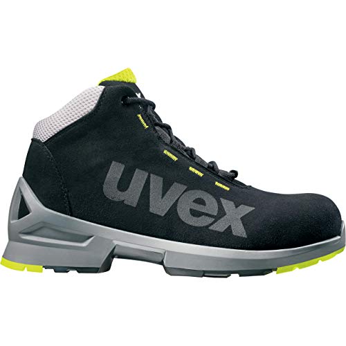 Uvex 85458 Zapatos de trabajo para hombre - Zapatos de seguridad para hombre - Negro - Talla 44