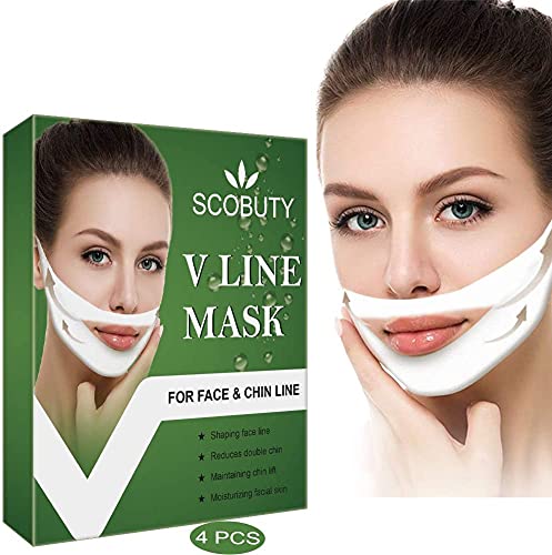 V Line Lifting Mask,V-shaped Slimming Mask,V Line Mask,V line máscara,V Máscara Facial,Máscara Facial en Forma de V, Levanta y Firme, Reduce la Papada