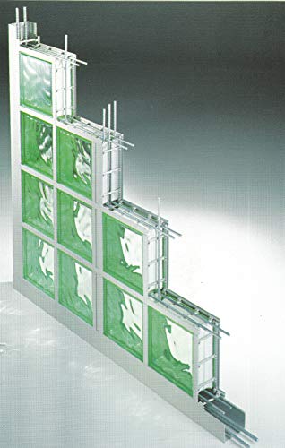 Varilla corrugada de acero Inox AISI 304 | Barras de 100 cm | Ø 6 mm | Refuerzo de la estructura de bloque de vidrio o hormigon | Unidad de venta 10 barras por paquete.