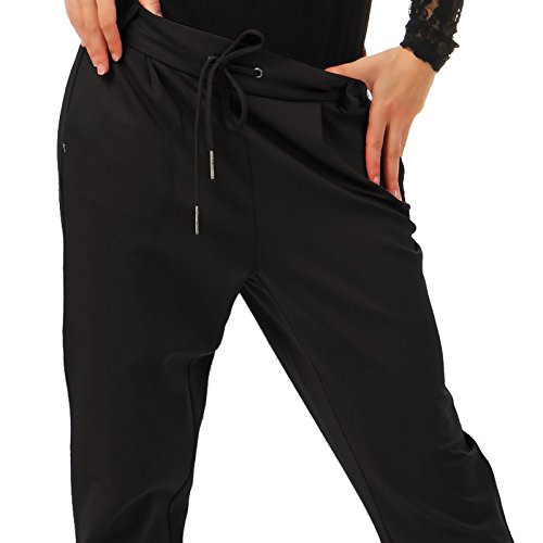Vero Moda Vmeva Mr Loose String Pant Ga Noos Pantalones, Negro (Black), XL para Mujer