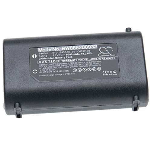 vhbw batería Compatible con Garmin GPSMap 276Cx Localizador GPS (5200mAh, 3.7V, Li-Ion)