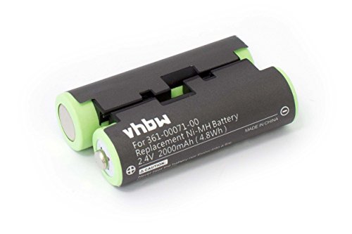 vhbw batería Compatible con Garmin GPSMap 66, 66s, 66st navegador (2000mAh, 2,4V, NiMH)