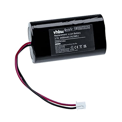 vhbw Batería recargable compatible con Zafferano Olimpia, Olivia, Olivia Mini lámpara de mesa/mesita de noche (4400 mAh, 3,7 V, Li-Ion)