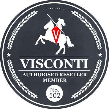 Visconti Cartera Compacta Arrow de Cuero Engrasado 705 Bloqueo RFID Marrón Petróleo