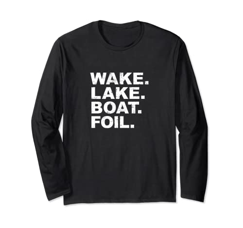 Wake Lake Boat Foil Silla de surf Manga Larga
