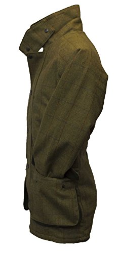 Walker and Hawkes - Chaqueta de Tweed para Hombre - Abrigo Inspirado en la hípica y la Caza - Verde Bosque - S