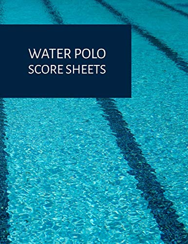 Water Polo Score Book: Scoresheet pad for recording games