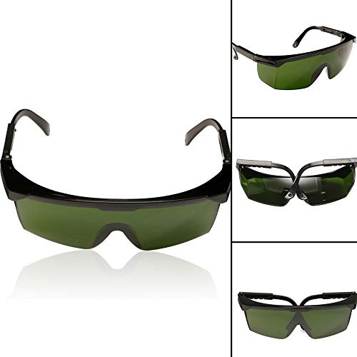 Weytoll Gafas de protección Ocular, Gafas de protección láser IPL 200nm-2000nm Gafas de seguridad láser OD4 + Gafas protectoras con estilo