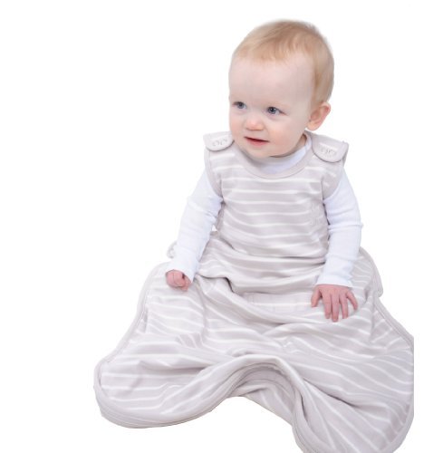 Woolino Temporada 4 bebé bolsa de dormir - lana Merino 2 meses - 2 años Sueño (lila gris)