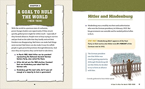 World War II History for Kids: 500 Facts!: Major Events, Pivotal Victories, and Acts of Heroism-From Europe to the Pacific (History Facts for Kids)