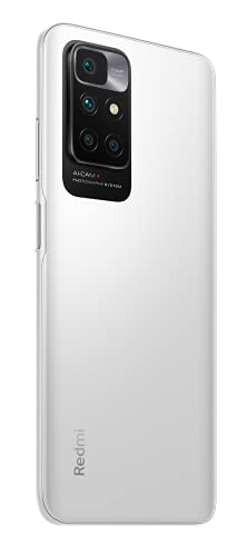Xiaomi Redmi 10 - Smartphone 4+128 GB, 6,5" FHD+ 90 Hz DotDisplay, MediaTek Helio G88, 50MP cámara cuádruple con IA, 5000 mAh, Gris (Versión ES/PT)