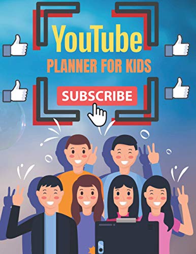 YouTube Planner For Kids: Youtube Blog Planning | Content Creator Journal. Nice Gift for Kid Vloggers!